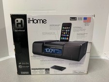 **iHome iA9 Sveglia Radio AM/FM Dock Station Nero Porta iPod e iPhone