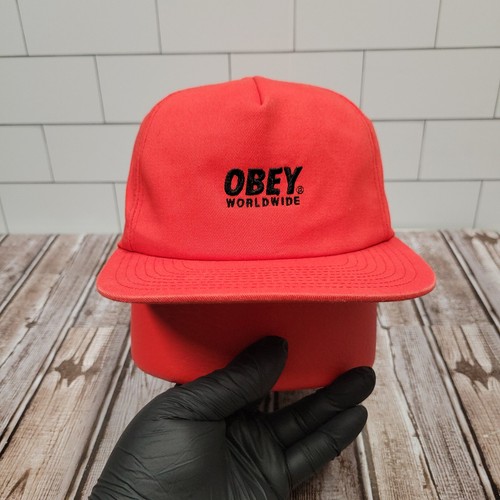 Cappello snapback rosso obey - cappello,