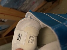 Vans high azzurre indossate poco