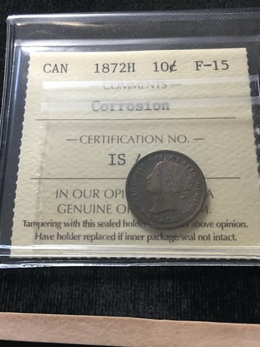 1872h iccs graded - 1872h, canadian