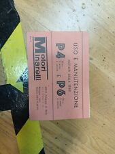 libretto uso e manutenzioni