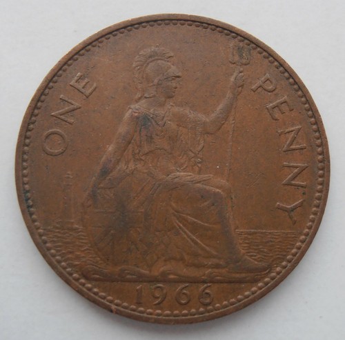 1966 penny - 1966,