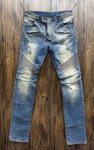 Jeans biker balmain - balmain, vita