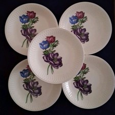 Richard Ginori Laveno Diamondstone Piatti Fondi Con Anemoni Vintage