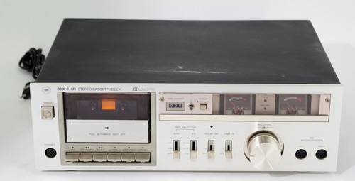Stereo cassette tape - stereo, deck