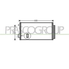 Condensatore Per Fiat 500 L