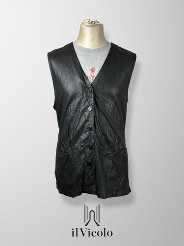 Gilet pelle vintage da - gilet,