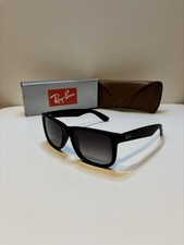 Ray-Ban Justin Classic Occhiali da Sole Uomo - Grigio Sfumata, 54x16mm (RB4165)