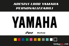Logo Yamaha Scritta 2 pz Adesivo in Vinile Moto Scooter Casco 2pz