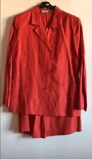 vintage 1970s tailleur orange