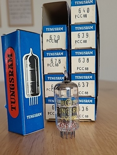 Tungsram pcc88 7dj8 nuovo - pcc88,