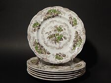 ANTICO 1850 SERVIZIO 6 PIATTI SEMI PORCELLANA INGLESE RIDGWAY &C. APPLE BLOSSOM