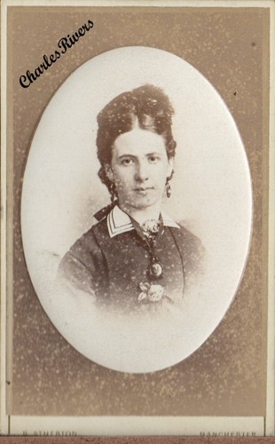 Manchester trimmed cdv - cdv, lady