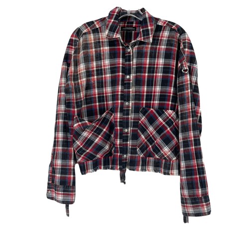 Zara camicia cropped - cropped, plaid