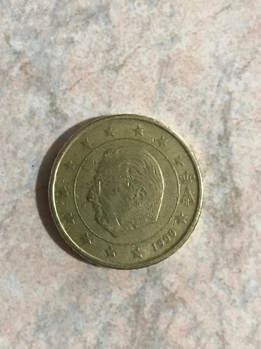 Moneta rara belga centesimi - moneta, 50