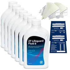 7 Litro Fluido per Cambio Automatico 8HP ZF Lifeguard 8 Incl. Imbuto + Rimorchio