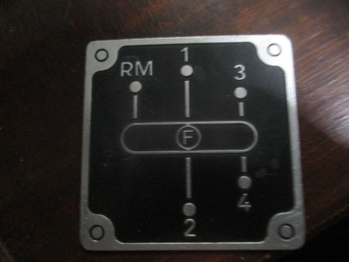 Targa quadro cambio - , s77