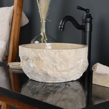 Lavabo in marmo 30 cm crema