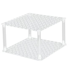 Espositore per penne in acrilico, 96 slot organizer per matite colorate, espositore 2082