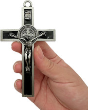 Crocifisso antico argento