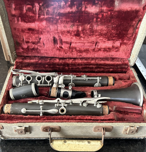 Vintage clarinetto uebel - f.a.,