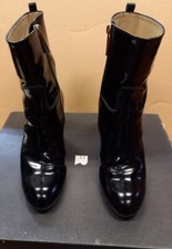 STIVALETTI DONNA ROSSETTI USATI COLORE NERO N° 38