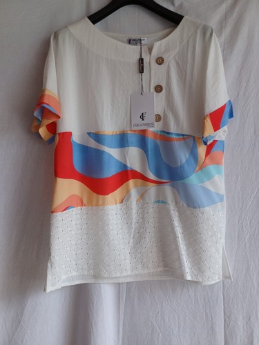 Blusa donna carla ferroni - blusa,