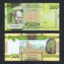 2018 Banconota GUINEA 500