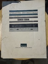 Sansui 5000a istruzioni - 5000a, fi