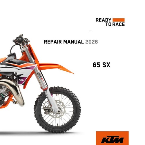 Manuale riparazione ktm sx - manuale, 65