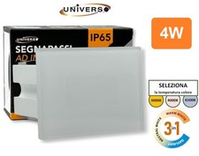 SEGNAPASSO LED 4W RETTANGOLARE