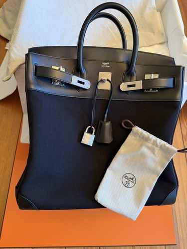 Hermès hac toile wool y - 40,