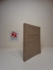 Per giorgio pasquali studi e - -,