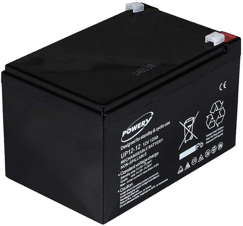 Powery batteria piombo gel - al, piombo-gel