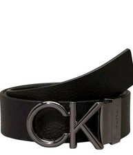 Calvin Klein Cintura Uomo Metal Bombe 3.5 cm Cintura in Pelle120 Cm.