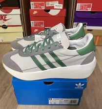 Adidas Country XLG EU46 bianco verde retrò scarpe da ginnastica sneaker scarpe da ginnastica originali