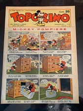 TOPOLINO GIORNALE N 105 - ANNO 1934 - EDIZIONI NERBINI - ORIGINALE -