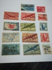 Francobolli usa air mail