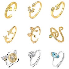 Anello aperto elegante europeo