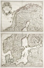 Mappa Scandinavia Norvegia