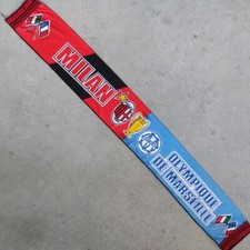  MILAN •MARSIGLIA OLYMPIQUE Sciarpa Finale Champions League calcio scarf 1993
