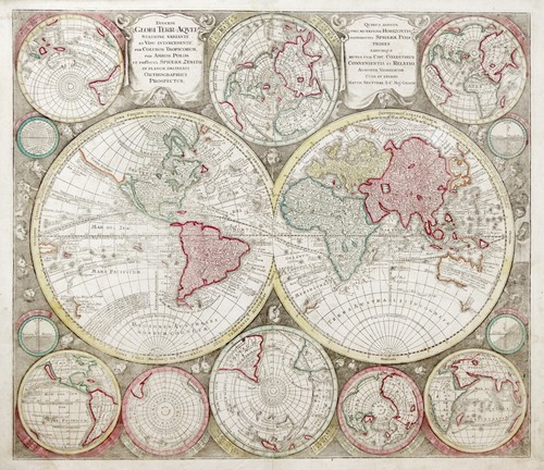 Cartina del mondo originale - del,
