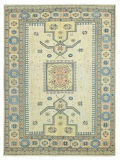 Tappeto Oushak annodato a mano