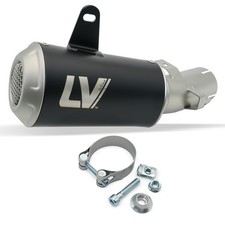 Silenziatore posteriore LeoVince SLIP-ON SBK LV-10 Black Edition, acciaio inox