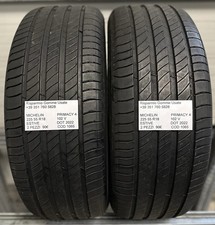 2 PNEUMATICI USATI MICHELIN PRIMACY 4  ESTIVE   225 55 R18  102 V DOT 2022