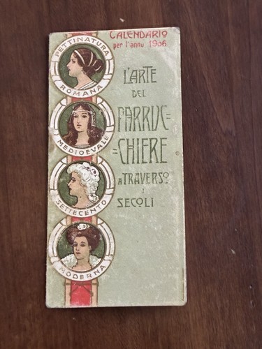 Calendarietto barbiere del - da,