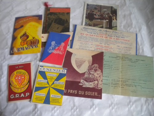 Vintage wine advertising
