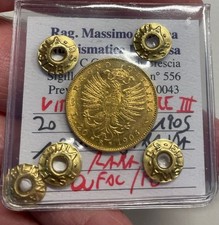 NL*ITALIA VEIII 20 LIRE ORO