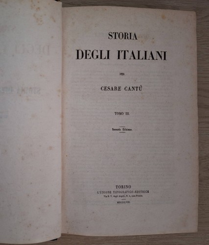 Storia degli italiani cesare - degli,