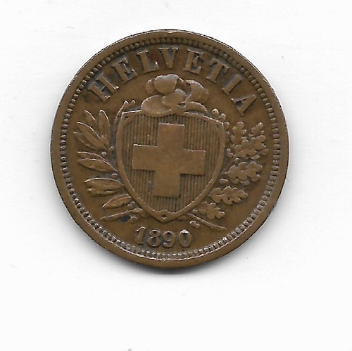 Moneta svizzera 2 rappen - moneta,